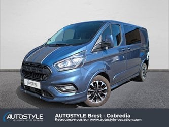 Voitures D'occasion À Brest | Ford Transit Custom 320 L1H1 2.0 Ecoblue 185 S&S Cabine Approfondi...