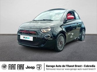 Voitures D'occasion À Brest | Fiat 500C E 95Ch (Red)