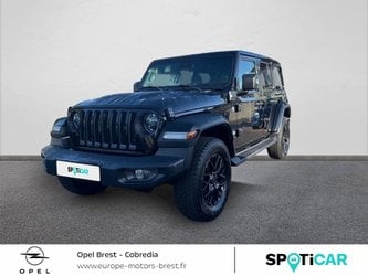 Voitures D'occasion À Brest | Jeep Wrangler Unlimited 2.0 T 380Ch 4Xe 80Th Anniversary Command-Trac