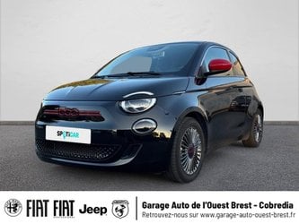 Voitures D'occasion À Brest | Fiat 500 E 95Ch (Red)