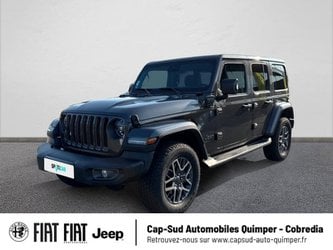 Jeep d'occasion à quimper | Wrangler Unlimited 2.0 t 380ch 4xe 80th anniversary command-trac