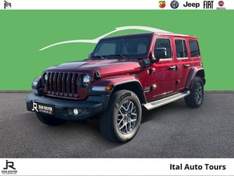Occasion Jeep Wrangler Unlimited 2.0 T 380Ch 4Xe 80Th Anniversary Command-Trac À Chambray Les Tours