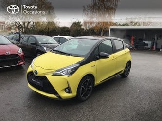 Toyota d'occasion à buchelay | Yaris 100h collection jaune 5p