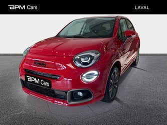Voitures Occasion Fiat 500X 1.5 Firefly Turbo 130Ch S/S Hybrid (Red) Dct7 À Laval