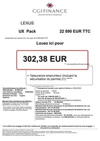Voitures Occasion Lexus Ux 300E Pack À Toulouse
