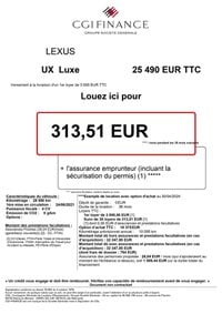 Voitures Occasion Lexus Ux 300E Luxe À Toulouse