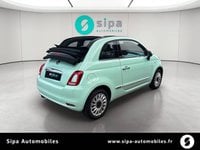 Voitures D'occasion À Mérignac | Fiat 500 500C 1.2 69 Ch Eco Pack S/S Lounge 2P