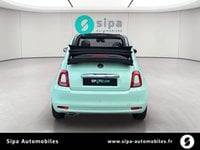 Voitures D'occasion À Mérignac | Fiat 500 500C 1.2 69 Ch Eco Pack S/S Lounge 2P
