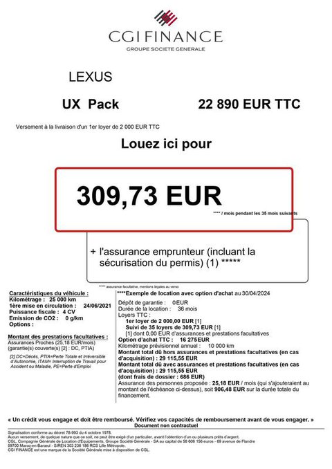 Voitures Occasion Lexus Ux 300E Pack À Toulouse