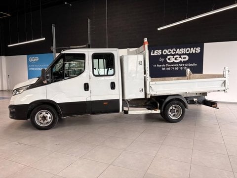 Voitures D'occasion À Seclin | Iveco Daily Ccb Iveco Benne 6 Places Coffre 35C14 (24915€Ht)