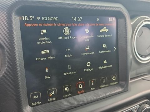Voitures D'occasion À Maubeuge | Jeep Gladiator 3.0 V6 Multijet 264Ch Overland 4X4 Bva8
