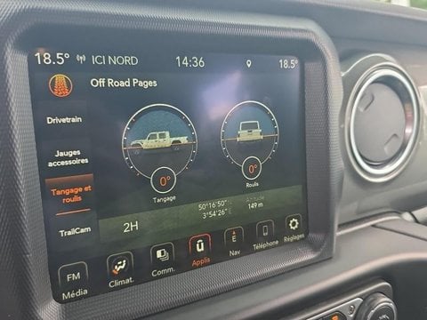 Voitures D'occasion À Maubeuge | Jeep Gladiator 3.0 V6 Multijet 264Ch Overland 4X4 Bva8