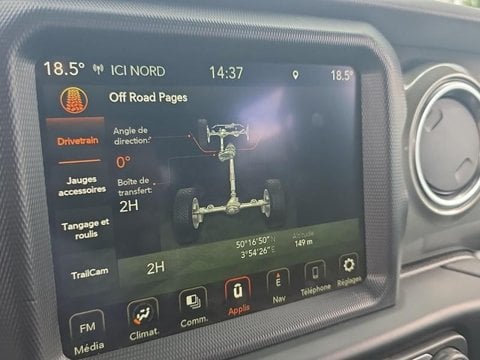 Voitures D'occasion À Maubeuge | Jeep Gladiator 3.0 V6 Multijet 264Ch Overland 4X4 Bva8