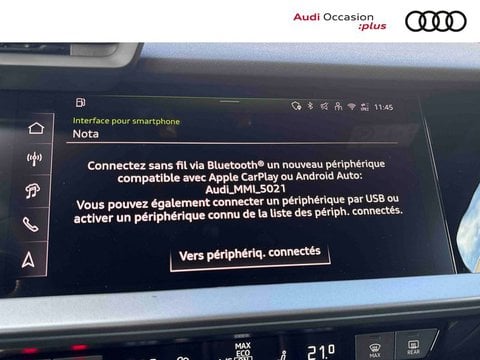 Voitures D'occasion À Brive La Gaillarde | Audi A3 Sportback Tfsi 116 Ch Hybride S Line