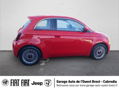Voitures D'occasion À Brest | Fiat 500 E 95Ch (Red) My23