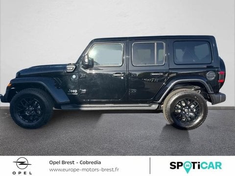 Voitures D'occasion À Brest | Jeep Wrangler Unlimited 2.0 T 380Ch 4Xe 80Th Anniversary Command-Trac