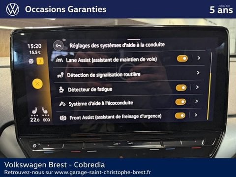 Voitures D'occasion À Brest | Volkswagen Id.5 204Ch Pro Performance 77 Kwh