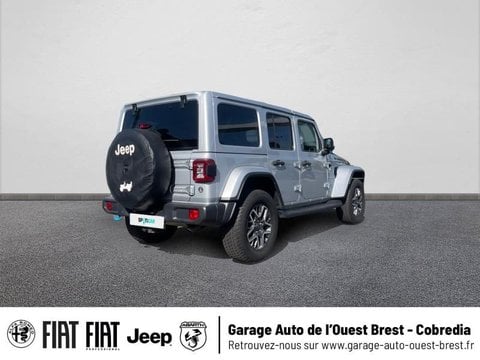 Voitures D'occasion À Brest | Jeep Wrangler Unlimited 2.0 T 380Ch 4Xe Overland Command-Trac My23