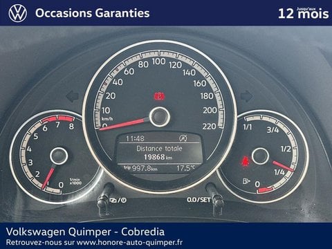 Voitures D'occasion À Quimper | Volkswagen Up 1.0 65Ch Bluemotion Technology Active 5P
