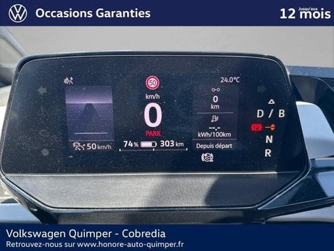 Voitures D'occasion À Quimper | Volkswagen Id.3 204Ch Pro Performance 58 Kwh Life Plus