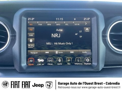 Voitures D'occasion À Brest | Jeep Wrangler Unlimited 2.0 T 380Ch 4Xe Overland Command-Trac My23