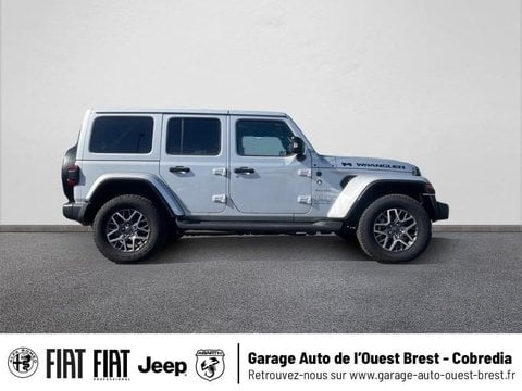 Voitures D'occasion À Brest | Jeep Wrangler Unlimited 2.0 T 380Ch 4Xe Overland Command-Trac My23