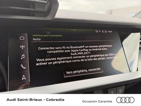 Voitures D'occasion À Saint-Brieuc | Audi A3 Sportback 30 Tfsi 116Ch Hybride Design S Tronic 7