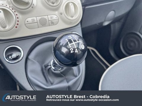 Voitures D'occasion À Brest | Fiat 500 1.2 8V 69Ch Eco Pack Lounge
