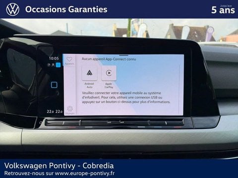 Voitures D'occasion À Pontivy | Volkswagen Golf 1.5 Etsi Opf 130Ch Life Plus Dsg7