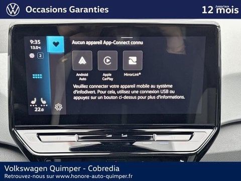Voitures D'occasion À Quimper | Volkswagen Id.3 204Ch Pro Performance 58 Kwh Active