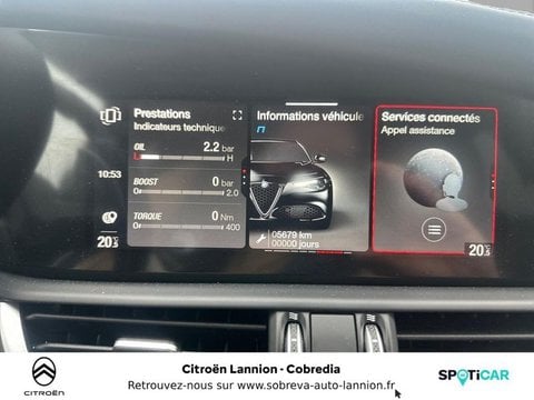 Voitures D'occasion À Lannion | Alfa Romeo Giulia 2.0 Tb 200Ch Ti At8 My21