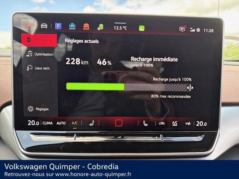 Voitures D'occasion À Quimper | Volkswagen Id.4 286Ch Pro 77 Kwh Life Max