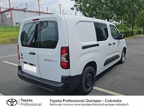 Voitures D'occasion À Quimper | Toyota Proace City 1.5 D-4D 100 Bvm6 Long Cab.appro Double Busin...