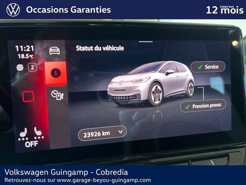 Voitures D'occasion À Guingamp | Volkswagen Id.3 204Ch - 58 Kwh Family