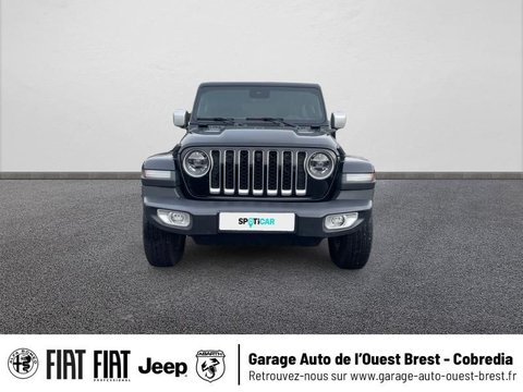 Voitures D'occasion À Brest | Jeep Wrangler Unlimited 2.0 T 380Ch 4Xe Overland Command-Trac My23