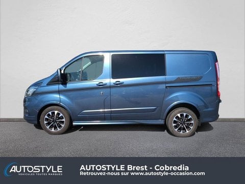 Voitures D'occasion À Brest | Ford Transit Custom 320 L1H1 2.0 Ecoblue 185 S&S Cabine Approfondi...