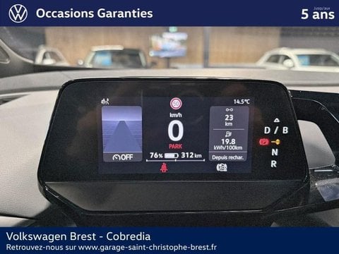 Voitures D'occasion À Brest | Volkswagen Id.4 174Ch Pro 77 Kwh Business