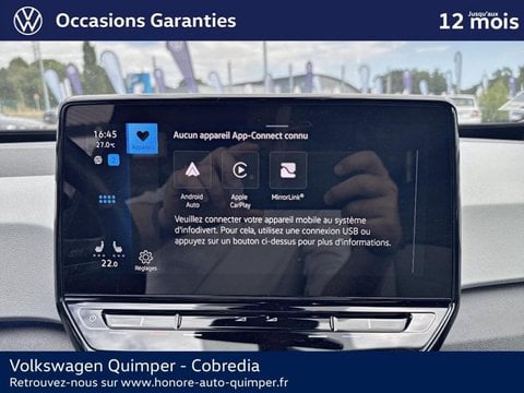 Voitures D'occasion À Quimper | Volkswagen Id.3 204Ch Pro Performance 58 Kwh