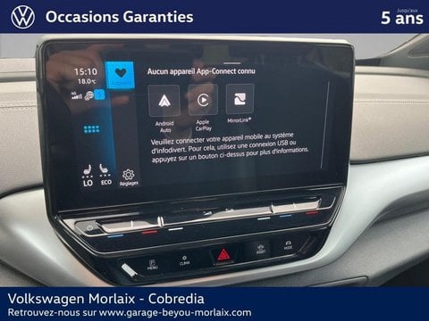 Voitures D'occasion À Morlaix | Volkswagen Id.4 148Ch Pure 52 Kwh Life Plus
