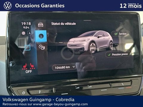 Voitures D'occasion À Guingamp | Volkswagen Id.3 150Ch - 45 Kwh City