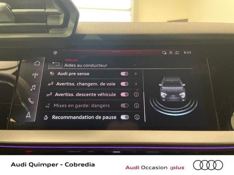 Voitures D'occasion À Quimper | Audi A3 Sportback 40 Tfsi E 204Ch S Line S Tronic 6