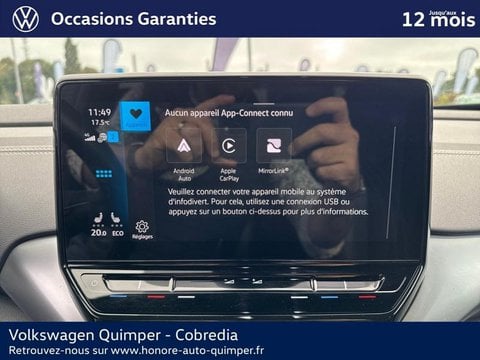Voitures D'occasion À Quimper | Volkswagen Id.4 148Ch Pure 52 Kwh