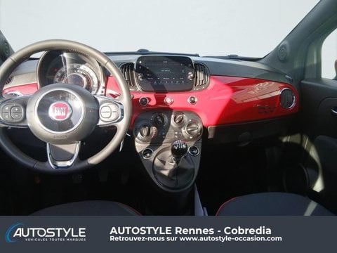 Voitures D'occasion À La Mézière | Fiat 500 1.0 70Ch Bsg S&S (Red)