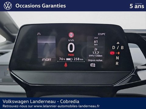 Voitures D'occasion À Landerneau | Volkswagen Id.3 204Ch Pro Performance 58 Kwh