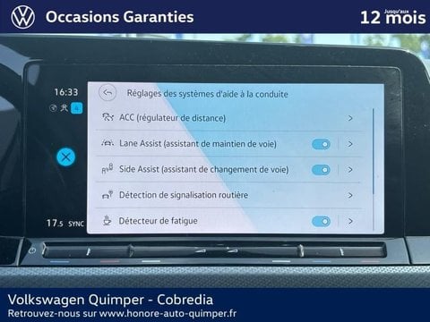Voitures D'occasion À Quimper | Volkswagen Golf 1.0 Etsi Opf 110Ch Active Dsg7