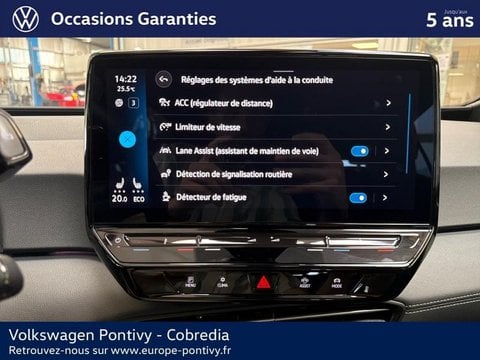 Voitures D'occasion À Pontivy | Volkswagen Id.3 204Ch Pro Performance 58 Kwh Style