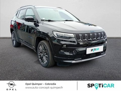 Voitures D'occasion À Quimper | Jeep Compass 1.3 Turbo T4 240Ch Phev 4Xe S At6 Eawd