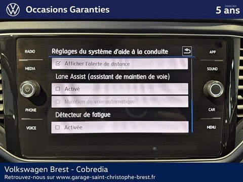 Voitures D'occasion À Brest | Volkswagen T-Roc 1.0 Tsi 115Ch United 134G