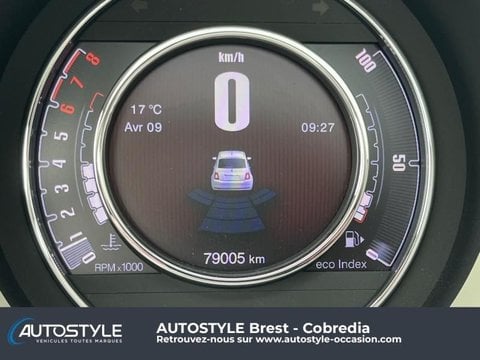 Voitures D'occasion À Brest | Fiat 500 1.2 8V 69Ch Eco Pack Lounge