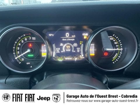 Voitures D'occasion À Brest | Jeep Wrangler Unlimited 2.0 T 380Ch 4Xe Overland Command-Trac My23